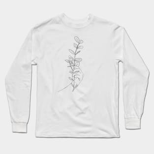 Modern minimalist hand Long Sleeve T-Shirt